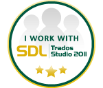 I work with SDL Trados Studio 2011